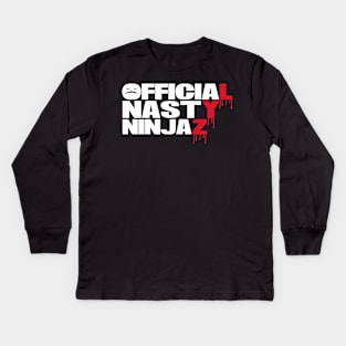 Official Nasty Ninjaz Kids Long Sleeve T-Shirt